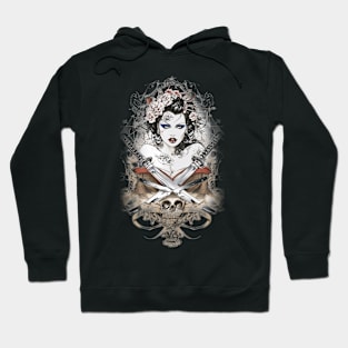 Geishas and Bushido, Eastern Culture Graphic T-shirt 31 Hoodie